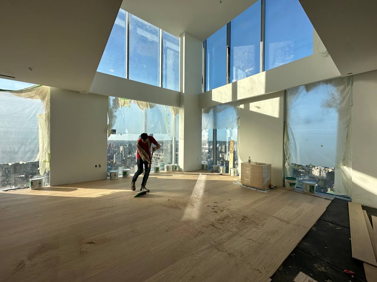 Alberni penthouses, Vancouver — the only installer trusted to build floors in all three